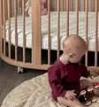 Stokke Sleepi V3 Renkaat pinnasänkyyn beige wauva - Pinnasängyt ja kehdot - 709101 - 1
