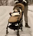 Stokke Yoyo3 Lämpöpussi matkarattaaseen olive wauva - Lämpöpussit ja jalkapeitteet - 646611 - 24