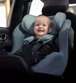 Thule Elm selkä menosuuntaan turvaistuin mid blue wauva - ISOFIX turvaistuimet - 14000011 - 16