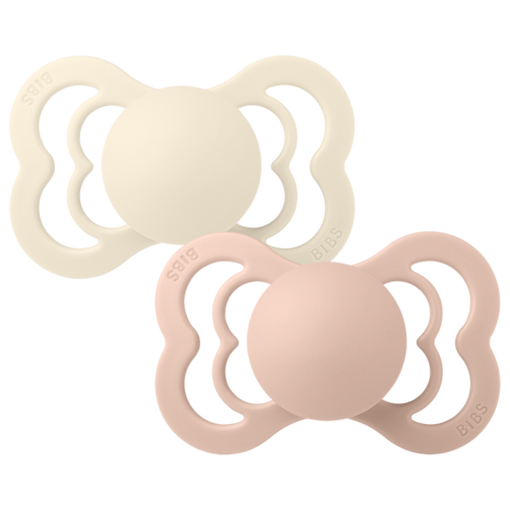 Bibs_supreme_tutti_tutit_2_pack_wauva_ivory_blush - Tutit ja tuttinauhat - 160221 - 1