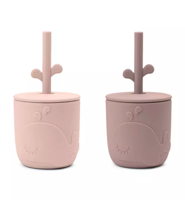 Done_by_deer_peekaboo_pillimuki_powder_vaaleanpunainen_wauva - Lasten mukit, nokkamukit ja pillimukit - 1929201 - 1