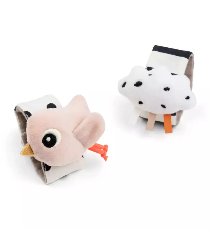 donebydeer_rannehelistin_lintu_vaaleanpunainen_wauva - Pehmolelut ja helistimet - 4343701 - 1