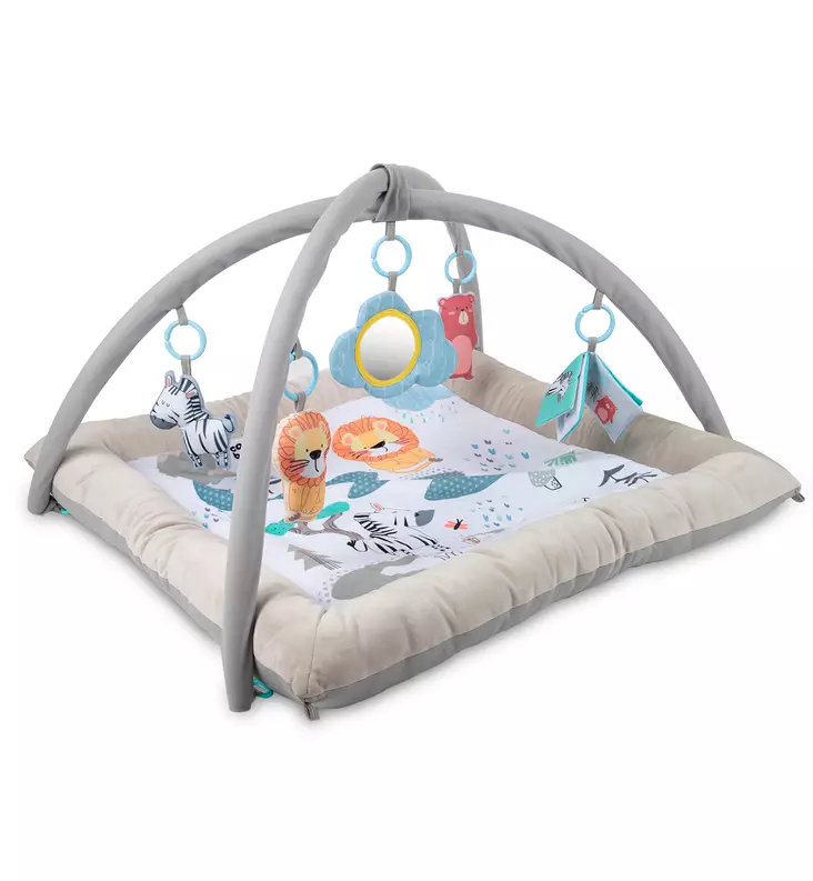 Canpol Babies Leikkimatto Muhkeilla reunoilla, Safari Wauva - Leikkimatot ja lelukaaret - 81-101 - 1