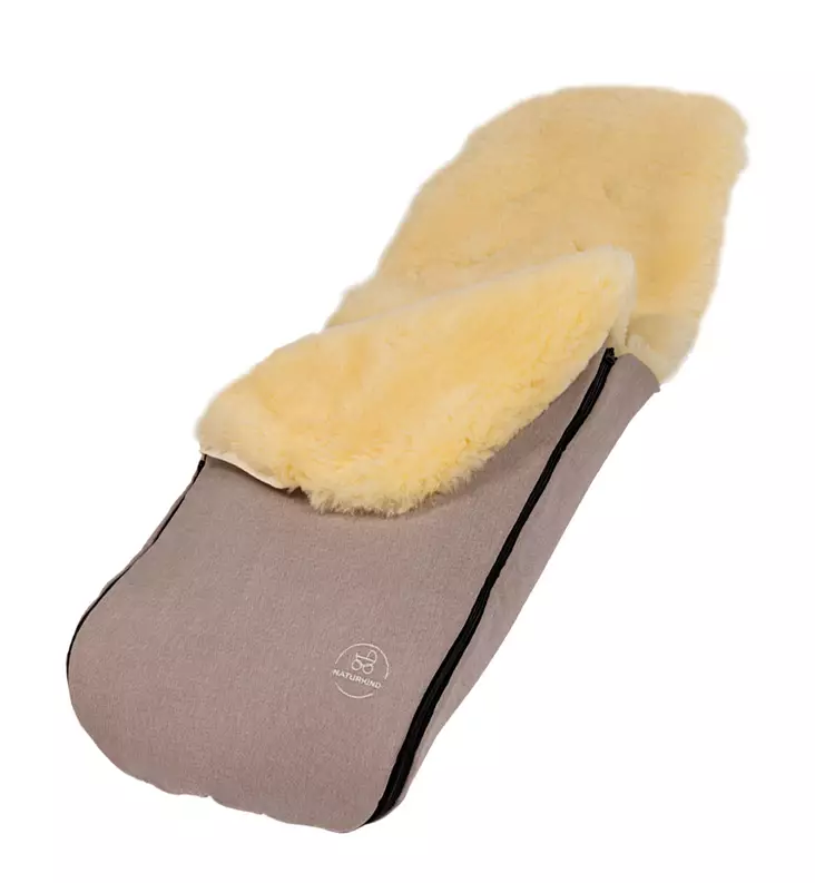 Naturkind Lampaanvilla L=C3=A4mp=C3=B6pussi Vaunuun Rattaaseen Wauva S=
and Hiekka - Lämpöpussit ja jalkapeitteet - 91451 - 1