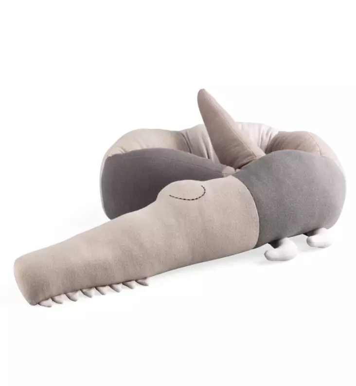 sebra_sleepy_croco_beige_wauva - Lasten peitot, tyynyt ja korotustyynyt - 300130061 - 1