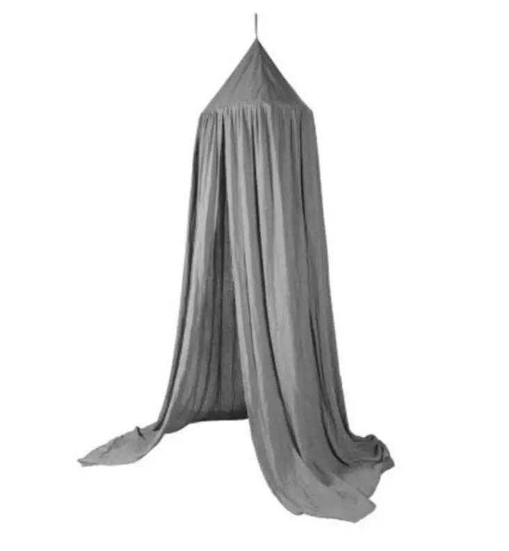 Sebra_katosverho_elephant_grey_harmaa_wauva - Liinavaatteet ja suojat pinnasänkyyn - 1015301 - 1