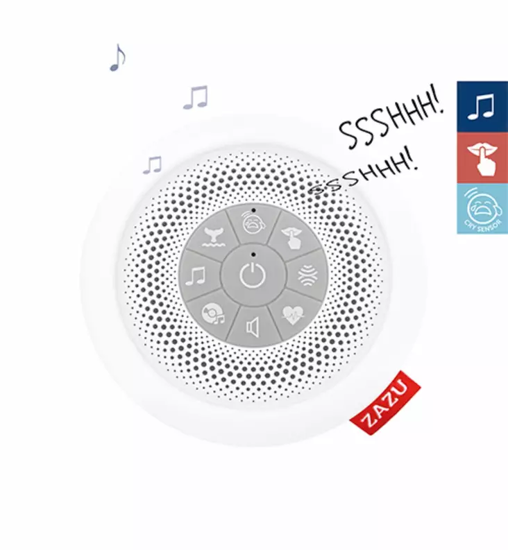 Zazu, Suzy the shusher, unirauhoittaja, kannettava, Wauva - Lasten valaisimet ja yövalot - ZA-SUZY-01 - 1