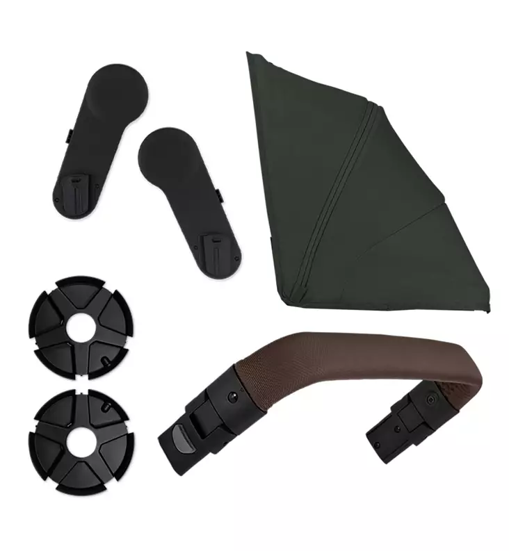 Joolz geo3 duo set forest green wauva - Rungot, vaunukopat ja istuinkankaat - 071201 - 1