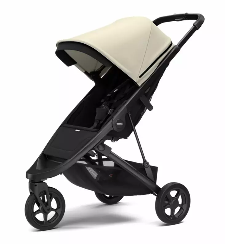 Thule Spring lastenrattaat soft beige black wauva - Lastenrattaat - 11300211 - 1