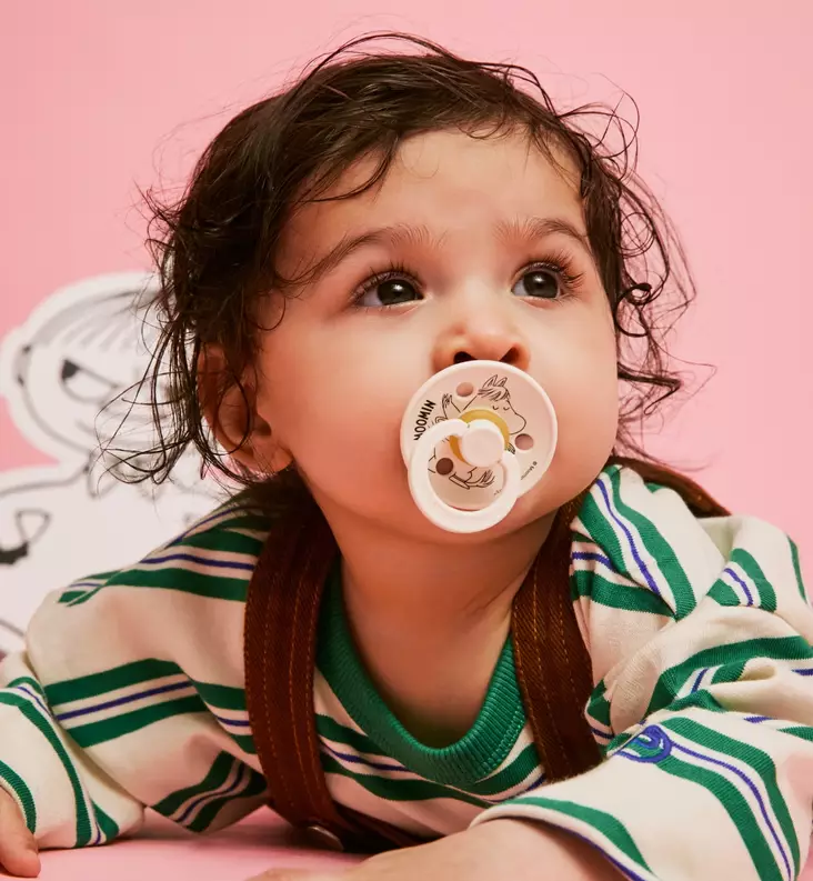 bibs moomin colour luonnonkumitutti muumi wauva - Tutit ja tuttinauhat - 12037101 - 1