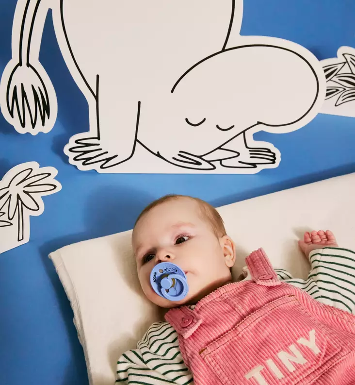 bibs moomin colour luonnonkumitutti muumi wauva - Tutit ja tuttinauhat - 12040101 - 1