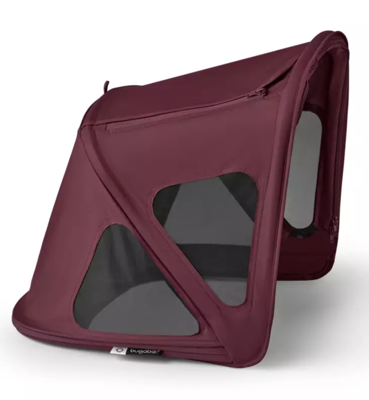 Bugaboo Fox5 Breezy Kesäkuomu vaunuun ja rattaaseen dark cherry wauva - Vaunuverhot ja aurinkovarjot rattaisiin - 100221031 - 1