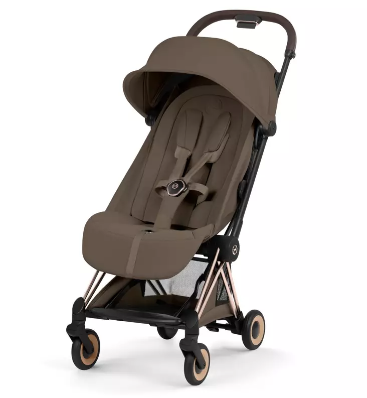Cybex Coya Style Matkarattaat / Kaupunkirattaat rose gold coconut brown wauva - Matkarattaat - 526001631 - 1