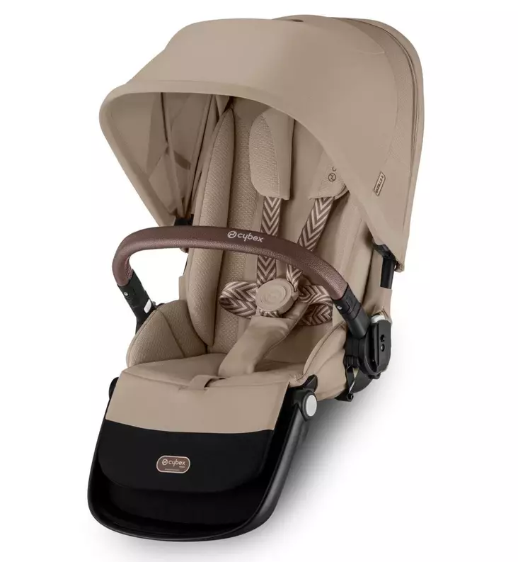 Cybex Gazelle S sisaristuin rattaaseen Almond Beige Wauva - Kaksos- ja sisarusrattaat - 522005251 - 1