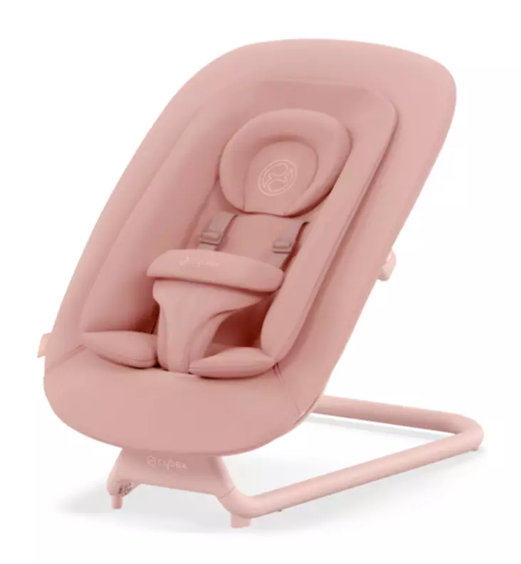 Cybex_lemo_sitteri_bouncer_pearl_pink_vaaleanpunainen_wauva - Syöttötuolien lisävarusteet - 521003231 - 1