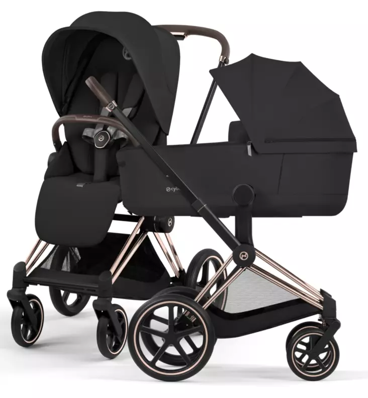 Cybex Priam Comfort  Lastenvaunut rose gold sepia black wauva - Yhdistelmävaunut - 526000001 - 1