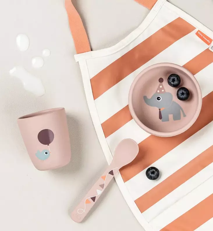 Done by Deer Stick&Stay Imukupillinen Lasten Ensiastiasetti - Lasten imukuppilautaset - 1529801 - 1