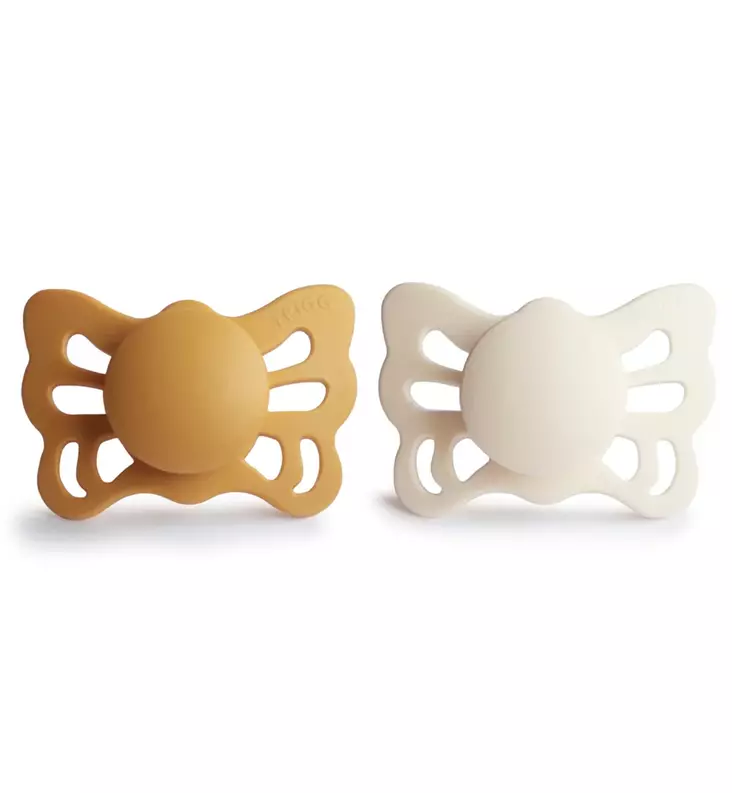 Frigg tutti Butterfly - Anatominen/silikoni, 2-pack - Tutit ja tuttinauhat - 100481 - 1