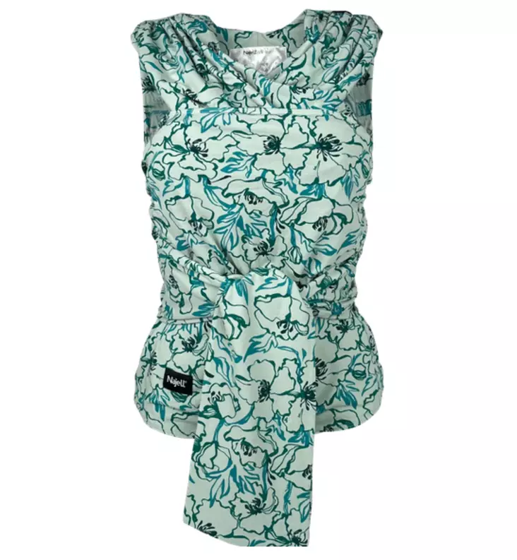 Najell wrap esisidottu kantoliina petals green wauva - Kantoliinat - N01112701 - 1