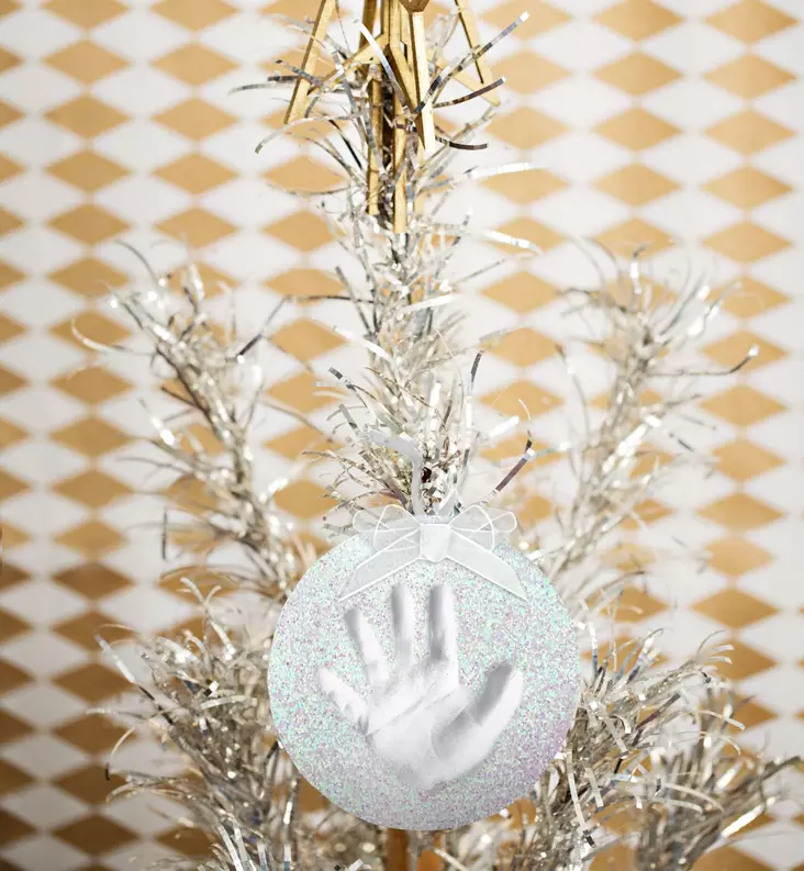 Pearhead Babyprints Glitter Joulukoriste wauva - Vauvakirjat, kehykset ja muistot - 109138-1 - 1