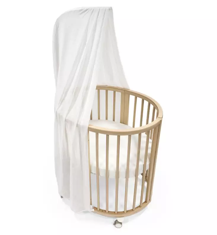 Stokke Katosverho Sleepi V3 white wauva - Liinavaatteet ja suojat pinnasänkyyn - 599301 - 1