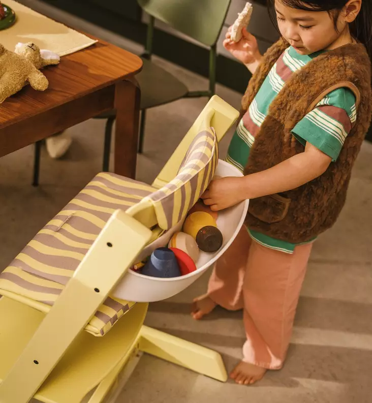 Stokke Tripp Trapp Pehmuste syöttötuoliin lemon daze wauva - Syöttötuolien lisävarusteet - 690011 - 1