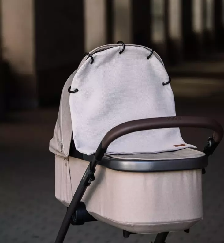 unavaate_mini_vohveli_vaunuverho_logolla_wauva - Vaunuverhot ja aurinkovarjot rattaisiin - 1193001 - 1