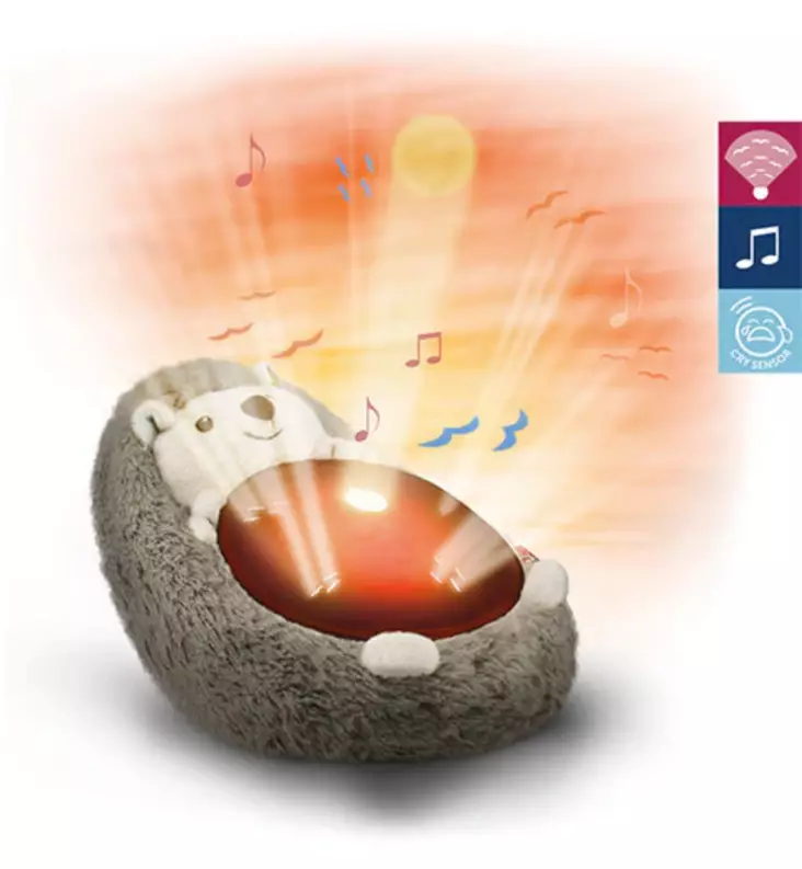 ZazuHenryTheHedgehogSiiliUnivaloSleepNightLightWauvaTampereHelsinki - Lasten valaisimet ja yövalot - ZA-HENRY-01 - 1