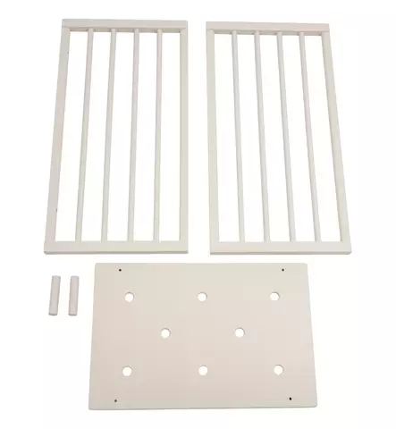Stokke Nighti Jatkopalat Mini Pinnasänkyyn vanilla white wauva - Pinnasängyt ja kehdot - 717902 - 1