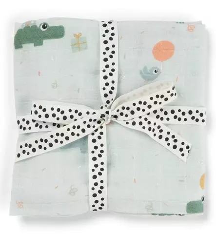 Done by Deer Kapaloharso, 120x120 cm celebration blue wauva - Harsot ja kuolalaput - 3163102 - 2