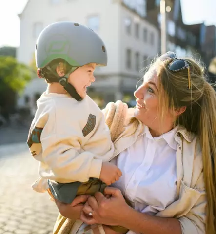 Scoot & Ride Lasten Pyöräilykypärä steel wauva - Lasten potkupyörät ja kypärät - 96322 - 2