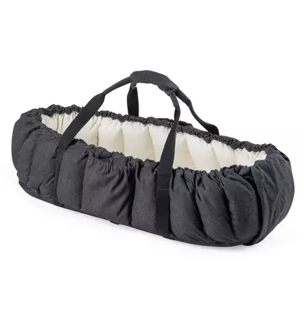 Sebra Kannettava Unipesä/Kantokassi 3-in-1 dark grey melange wauva - Unipesät, unipussit ja kapalot - 101630012 - 2