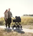 thule charm 2-in-1 yhdistelmävaunut lastenvaunut musta black wauva - Yhdistelmävaunut - 11500502 - 2