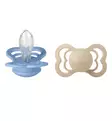 Bibs Supreme Silikonitutti 2-pack vanilla sky blue wauva - Tutit ja tuttinauhat - 160432 - 4