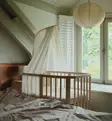Stokke Nighti Mini Pinnasänky vanilla white wauva - Pinnasängyt ja kehdot - 705402 - 13