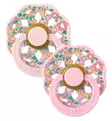 Bibs Boheme Liberty Luonnonkumitutti 2-pack blossom baby pink wauva - Tutit ja tuttinauhat - 24035102 - 2