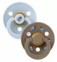 Bibs Studio Luonnonkumitutti 2-pack, Urban Garden blue oak wauva - Tutit ja tuttinauhat - 11048102 - 1