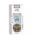 Bibs Studio Luonnonkumitutti 2-pack, Urban Garden blue oak wauva - Tutit ja tuttinauhat - 11048102 - 4