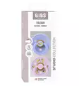 Bibs Studio Luonnonkumitutti 2-pack, Urban Garden hush violet sky wauva - Tutit ja tuttinauhat - 11051102 - 4