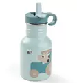 Done by Deer Lasten metallinen pillipullo, 350 ml tiny farm blue wauva - Lasten mukit, nokkamukit ja pillimukit - 1011612 - 3