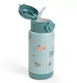 Done by Deer Lasten termospullo pillillä, 340 ml tiny farm blue wauva - Lasten mukit, nokkamukit ja pillimukit - 1061122 - 2