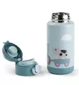 Done by Deer Metallinen Termospullo 340 ml tiny farm blue wauva - Lasten mukit, nokkamukit ja pillimukit - 1051722 - 4