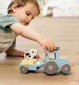 Done by Deer Tiny Farm Puinen Traktori wauva - Puuhalelut taaperoille - 4954002 - 2