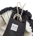 Sebra Kannettava Unipesä/Kantokassi 3-in-1 dark grey melange wauva - Unipesät, unipussit ja kapalot - 101630012 - 16