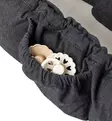 Sebra Kannettava Unipesä/Kantokassi 3-in-1 dark grey melange wauva - Unipesät, unipussit ja kapalot - 101630012 - 10