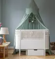 Sebra katosverho pinnasÃ¤nkyyn sÃ¤nkyyn cloud dusty green wauva - Liinavaatteet ja suojat pinnasänkyyn - 101530012 - 2