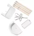 Stokke Clikk Bamboo Syöttötuoli white wauva - Syöttötuolit - 695802 - 3