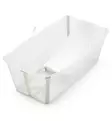 Stokke Flexi Bath Bundle Starttipaketti, Lasten kylpyamme + kylvetystuki sandy beige wauva - Vauvan kylvettäminen - 531512 - 1