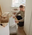Stokke Flexi Bath Bundle Starttipaketti, Lasten kylpyamme + kylvetystuki sandy beige wauva - Vauvan kylvettäminen - 531512 - 2