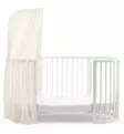Stokke Katosverho Sleepi V3 Pinnasänkyyn birch beige wauva - Liinavaatteet ja suojat pinnasänkyyn - 599302 - 7